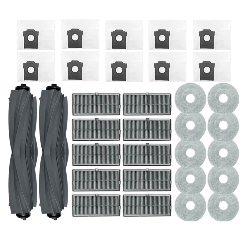 

Запчасти для робота-пылесоса Dreame X40 Pro, основная щетка, фильтр НЕРА, насадки для швабры, мешки для пыли