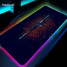 

800x300mm RGB Gaming Mouse Pad Anti-slip Mouse Mat Computer Gamer CSGO LED Keyboard Mat Hyper Beast Desk PC Mousepad Office