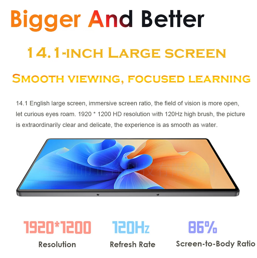 New Global version 14 inch tablet PC 12000mAh Android 14 16GB+512GB 5G dual SIM phone call GPS Bluetooth WiFi Google tablet 5
