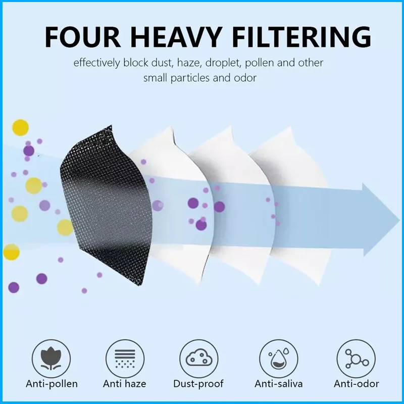 10-200PCS mascarillas breathe FFP2 Face Mask CE Approved FPP2 Disposable KF94 Facial Mouth Fish Masks FFP2 MASK kf94maskBlack 3