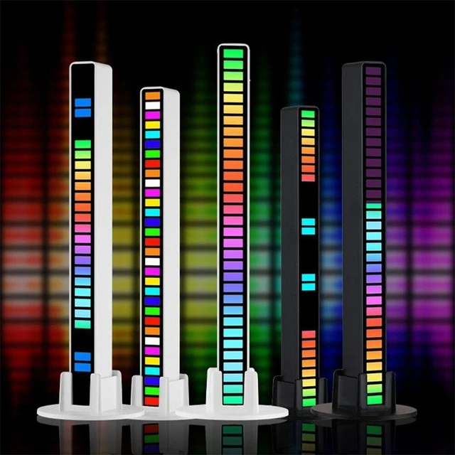 32 LED RGB Car Atmosphere Strip Light Bar Sound Control Music Sync