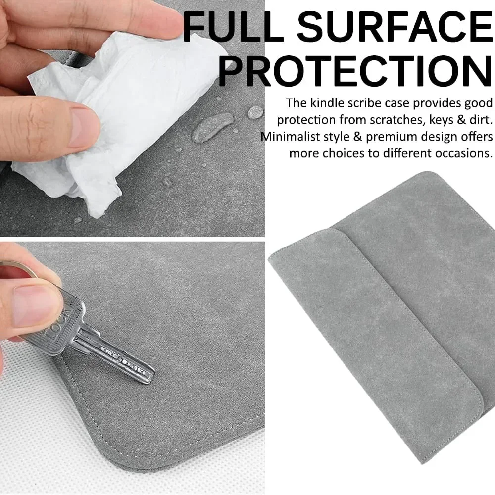 Slim Shockproof Sleeve Pouch with Pencil Slot