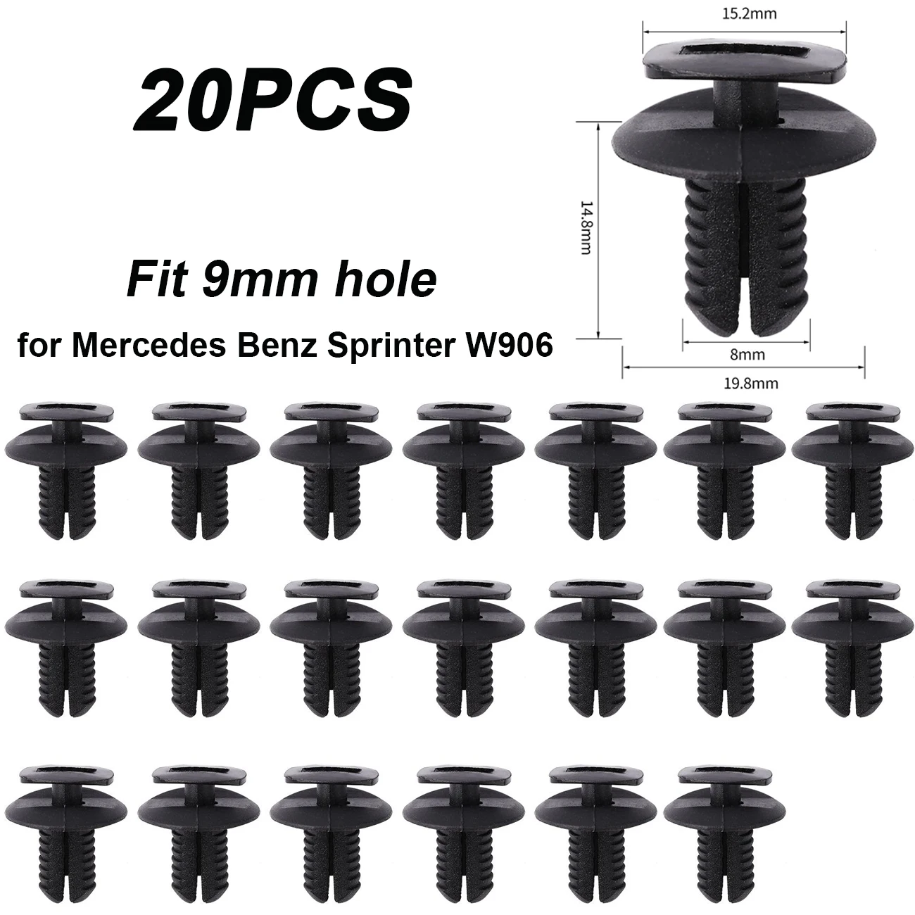 ANR2224 Auto Bumper Wheel Arch Rivets Clips for Land Rover Discovery Range Rover