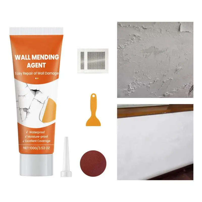Spackle Wall Repair Kit Spackle Patch Wall Joint Compound With Scraper Patch Kit For Holes Drywall Hole Fill Large