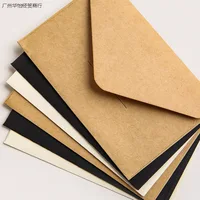 20pcs/lot Black White Kraft Paper Envelopes Vintage European Style Envelope for Business Card Invitation Back To School 2