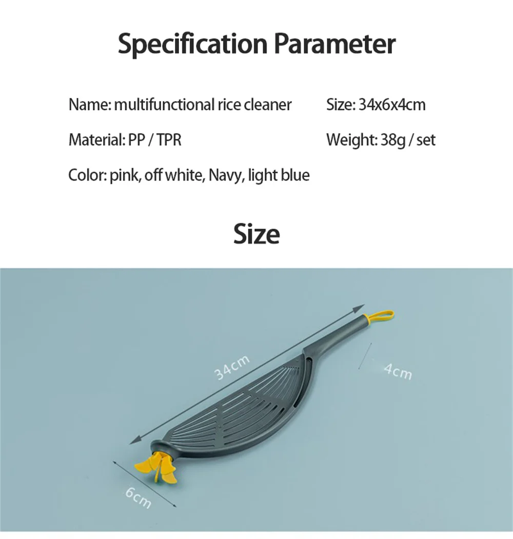 Description Picture 5 of itemDraining Tool Pot Strainer Pan Drainer Wash Rice For Home Kitchen Easy Draining Pan Strainer Plastic Pasta Spaghetti Practical