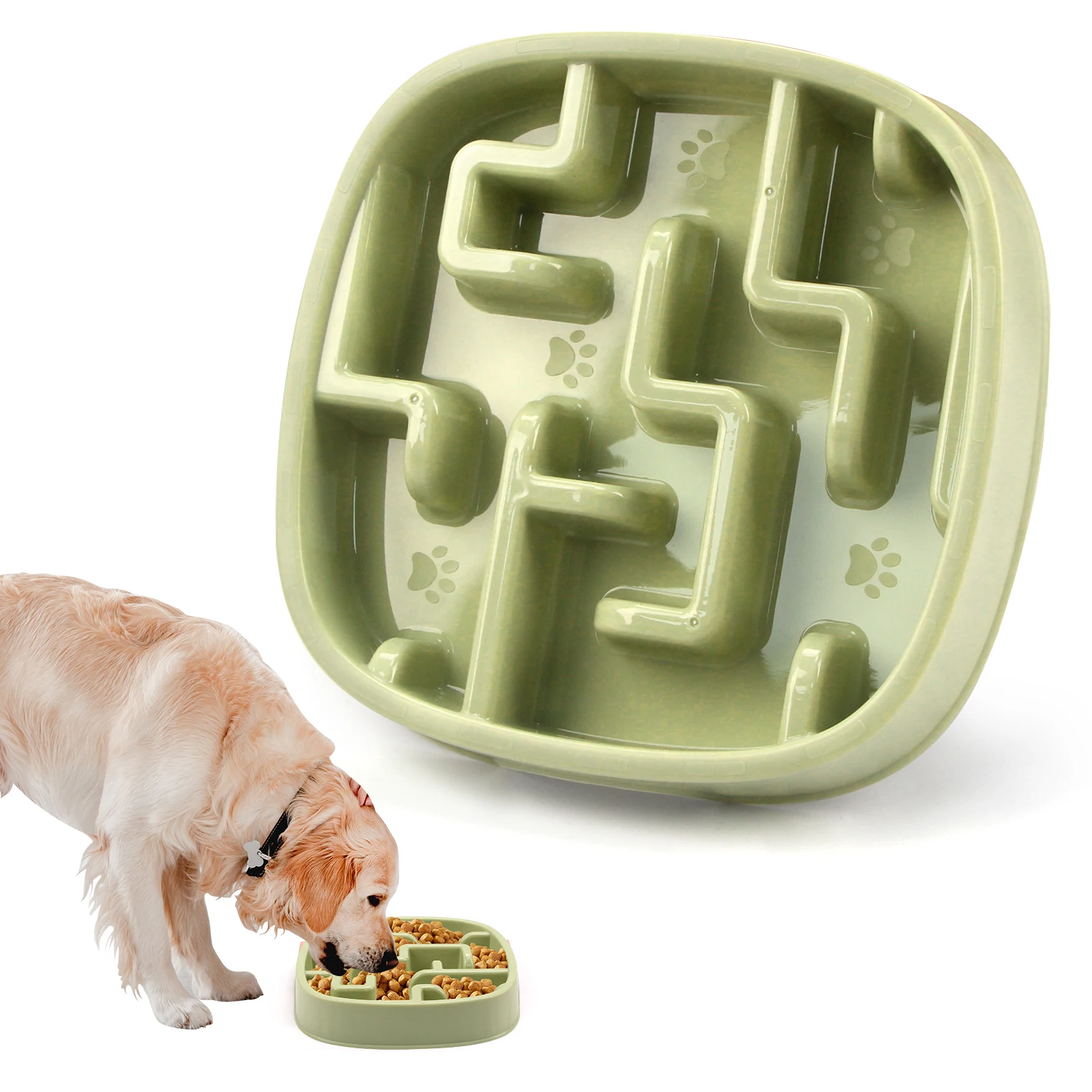 Slow Eating Maze Feeder For Dogs Puzzle Feeder™ Wave Slower Than A