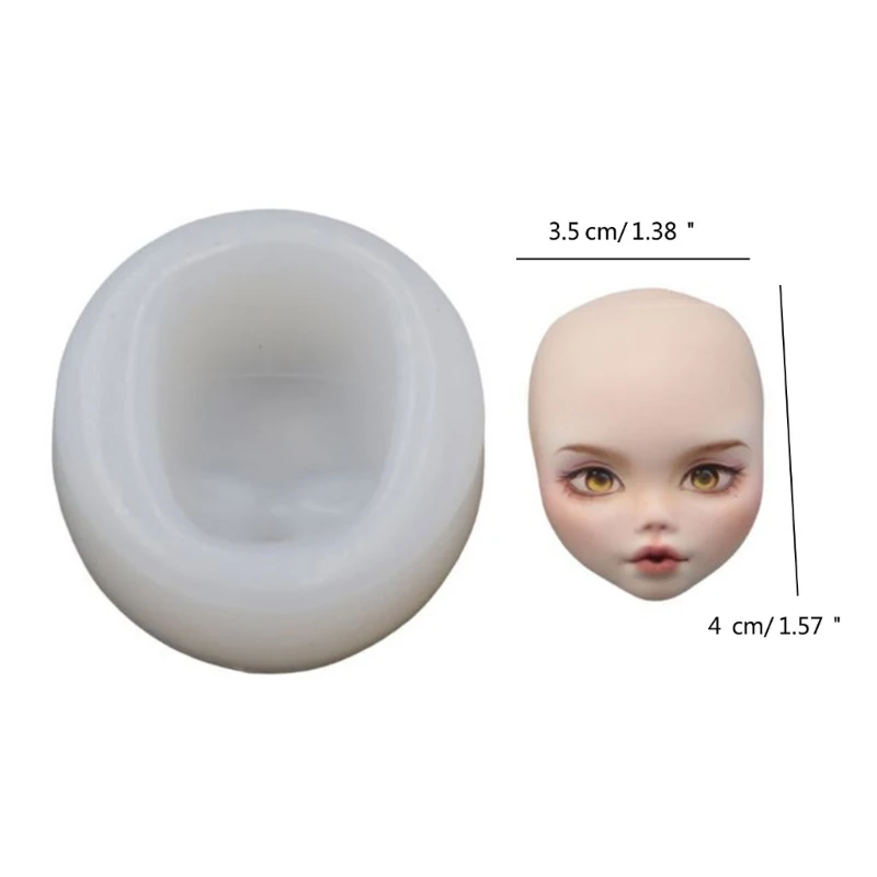 Elf Face Clay Molds for Elf Toy Epoxy Resin Casting DIY Handmade Craft silicone mold