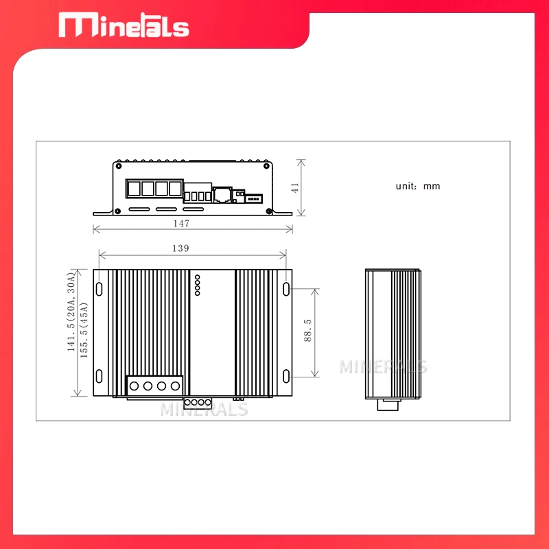 12V DC charger 30A Smart charger battery charger supports Bluetooth LCD temperature compensation RV Steamboat 12V TO DC
