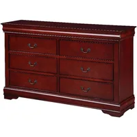 Louis Philippe III 6 Drawers Dresser in Cherry 1