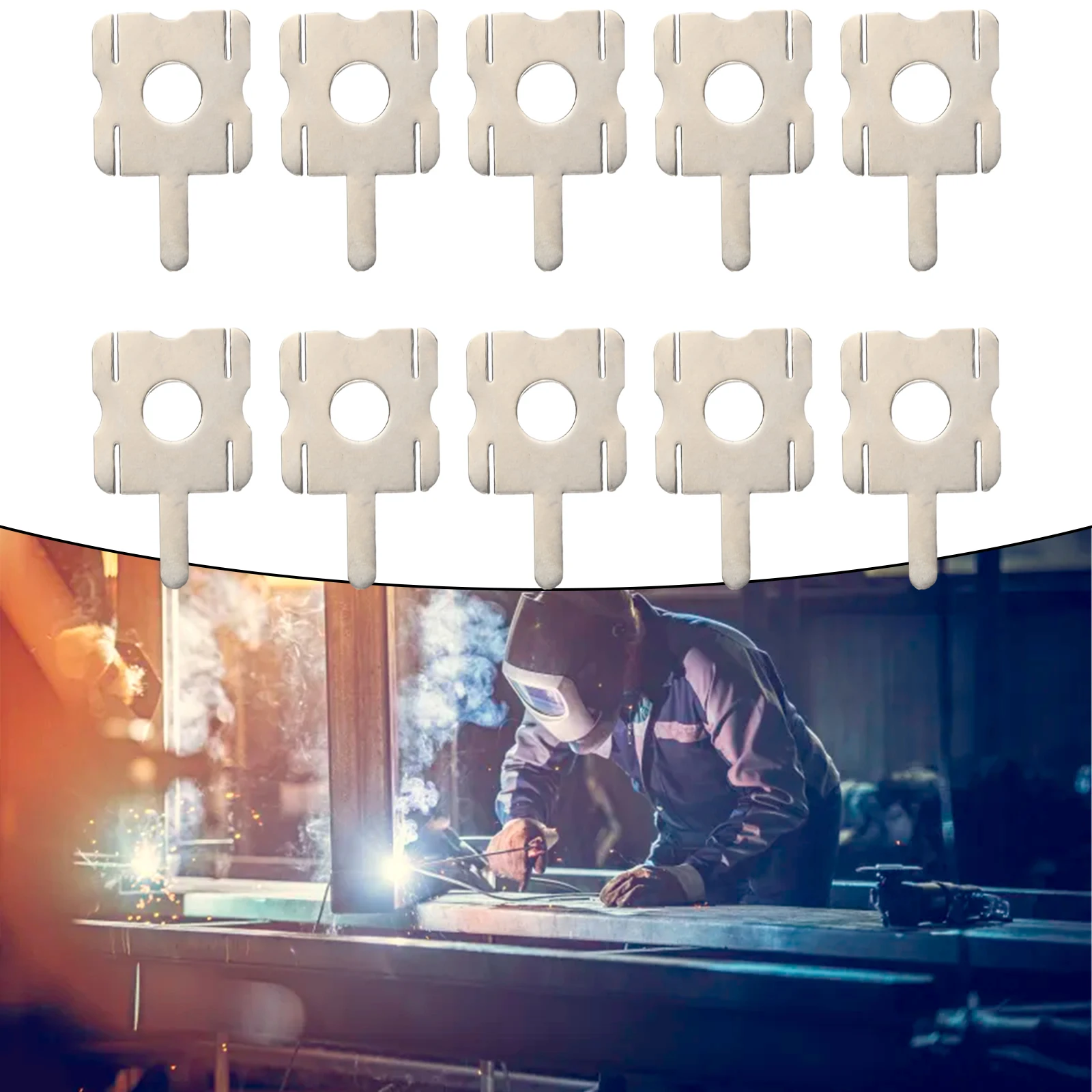 10pcs Nickel Sheets Soldering Tools Spot Weldability Weldable Welding Nickel Welding Tools Ductility Good Gloss