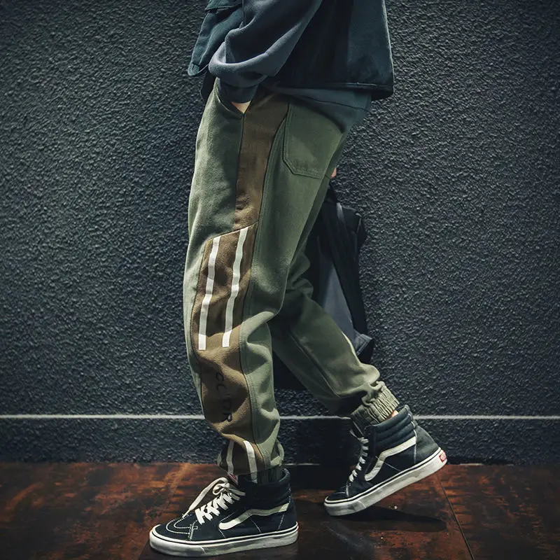 thumbnail image 1 of Pantalones cargo de calle con múltiples bolsillos para hombre, pantalones harén de moda emo para hombre Y2k, los más baratos con venta al por mayor, pantalones de trabajo de alta calidad, 1 of 4