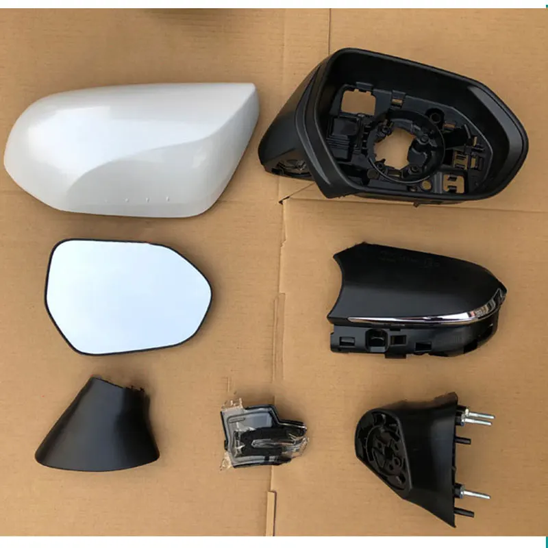 

Для Toyota Camry 2018 2019 2020 2021 автомобильное предупреждающее зеркало заднего вида с подогревом стеклянная крышка рамка указатель поворота автозапчасти