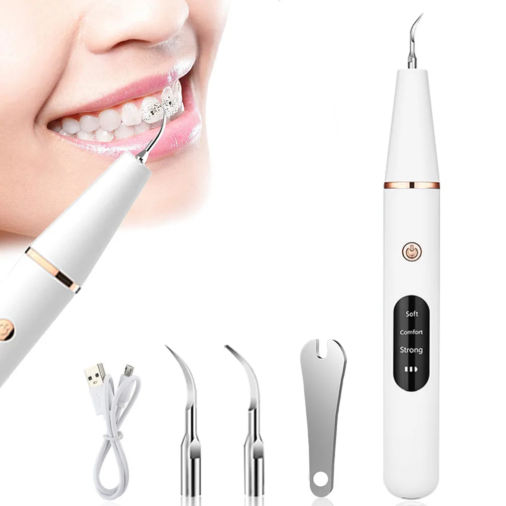 Ultrasonic Dental Scaler For Teeth Tartar Stain Tooth Calculus Remover