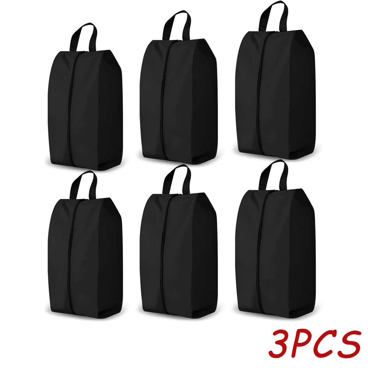 

3PCS/Set Foldable Shoes Storage Bags Travel Organizer Nylon Shoes Bag With Zipper Pouch Case Waterproof Pocket Shoes Organizer