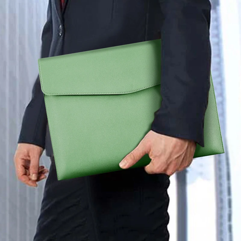 1 조각 A4 문서 가방 가죽 파일 폴더 데이터 패키지 패션 서류 가방 데이터 계약 빌 파일 가방 학교 사무용품