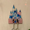 Acrylic Refrigerator Magnet Couple Keychain Hanger Cartoon Key Holder House Key Ring Pendant Anti-Lost Hanger Entry Home Decor 3