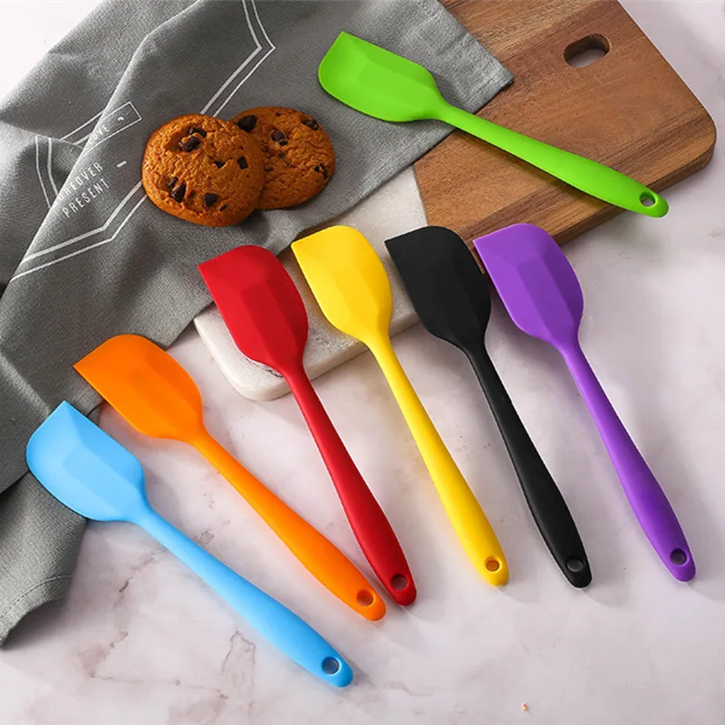 5 Pack Silicone Spatula Cooking Baking Scraper Cake Cream Butter Mixing  Batter tools