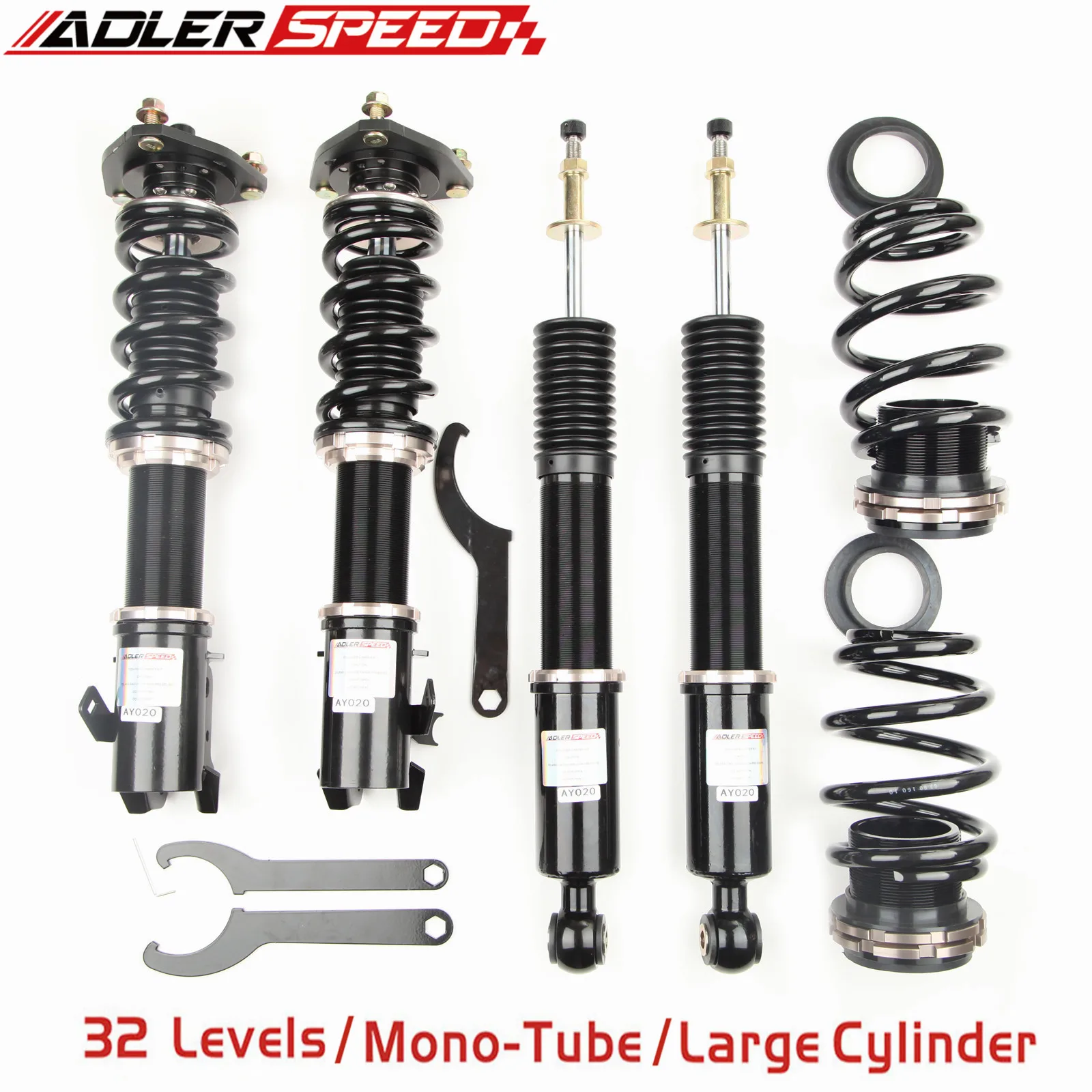 

ADLERSPEED Adjustable Coilovers Suspension 32 Damper Kit For Honda Civic & Si (FD/FA/FG) 2006-11