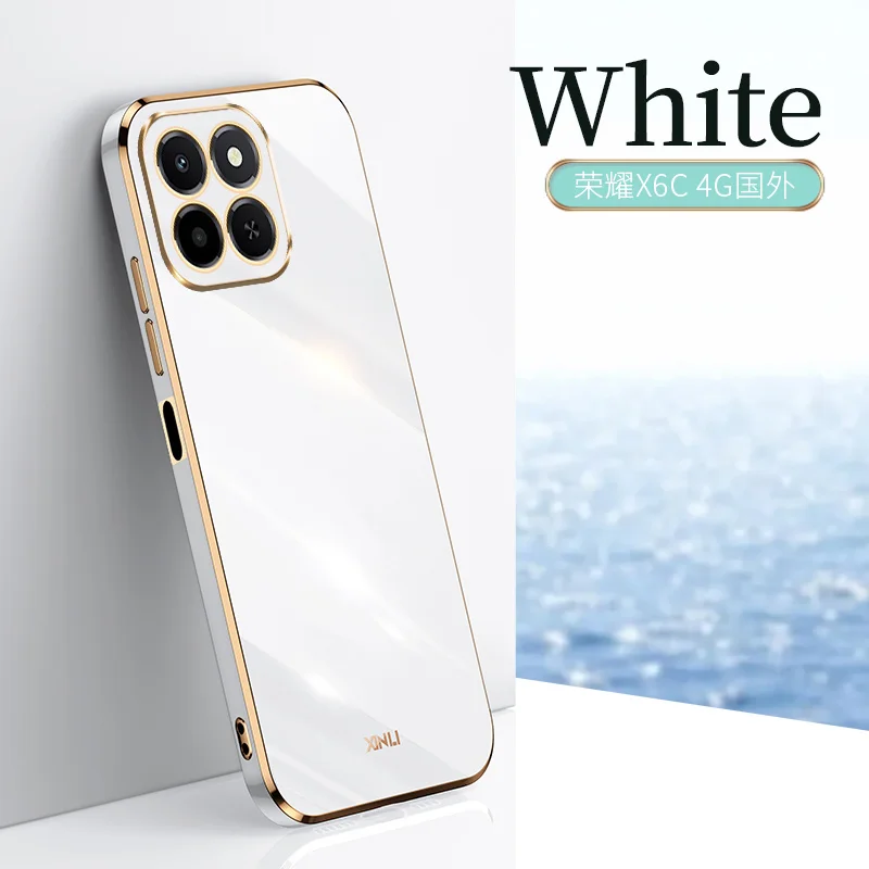 Enhanced Silicone Phone Case with 6D Plating - Durable Soft Cover