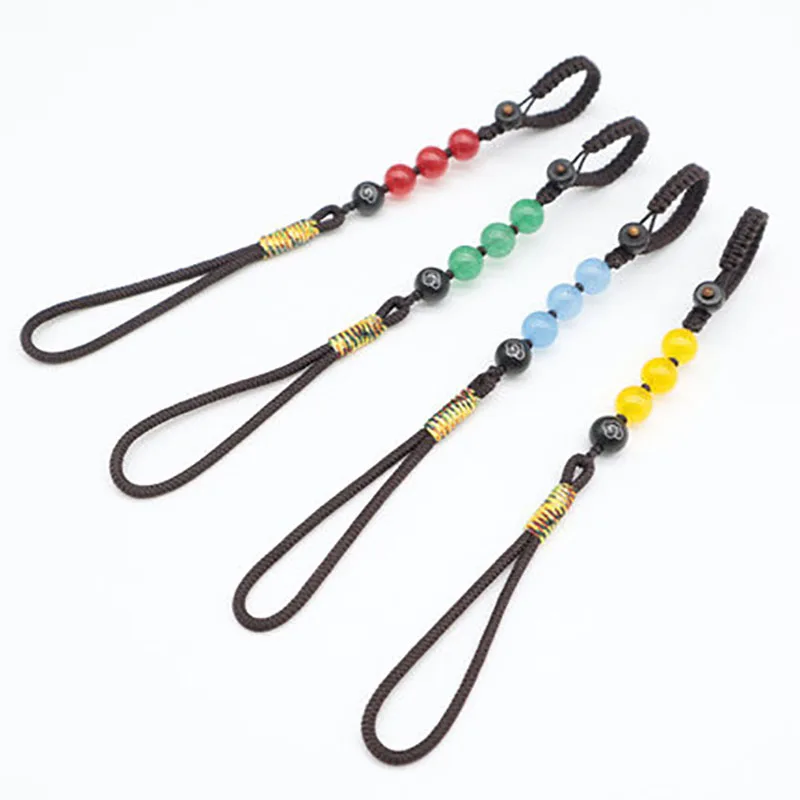 Teapot rope purple sand pot cover shatter proof manual creative boutique hanging buckle rope high-grade stationery jade chalcedo