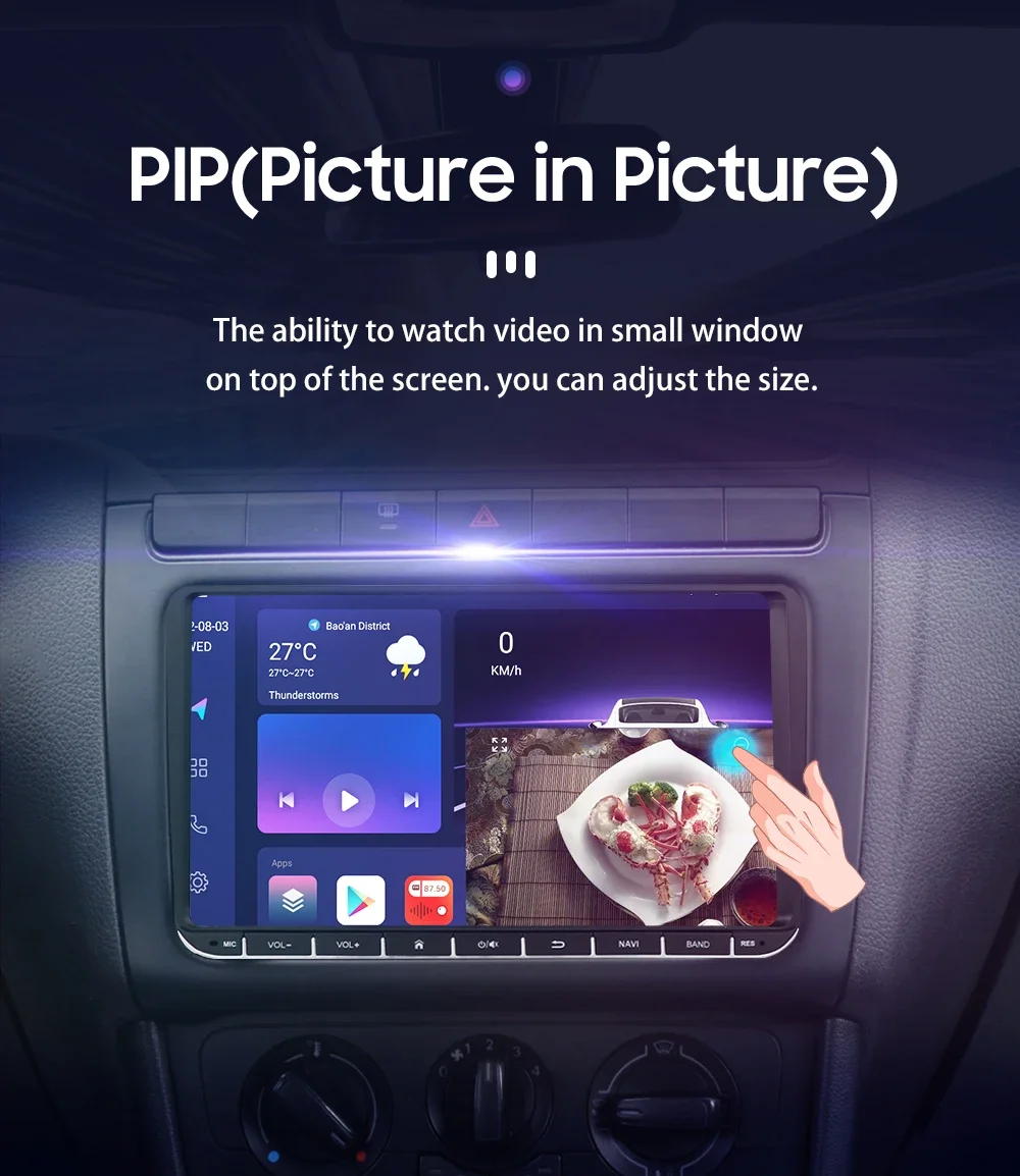 Hizpo Car Multimedia Player 2din Android 12 Radio For Vw Volkswagen Golf  Polo Skoda Rapid Octavia Passat B6 7 Tiguan Carplay Gps - Car Multimedia  Player - AliExpress