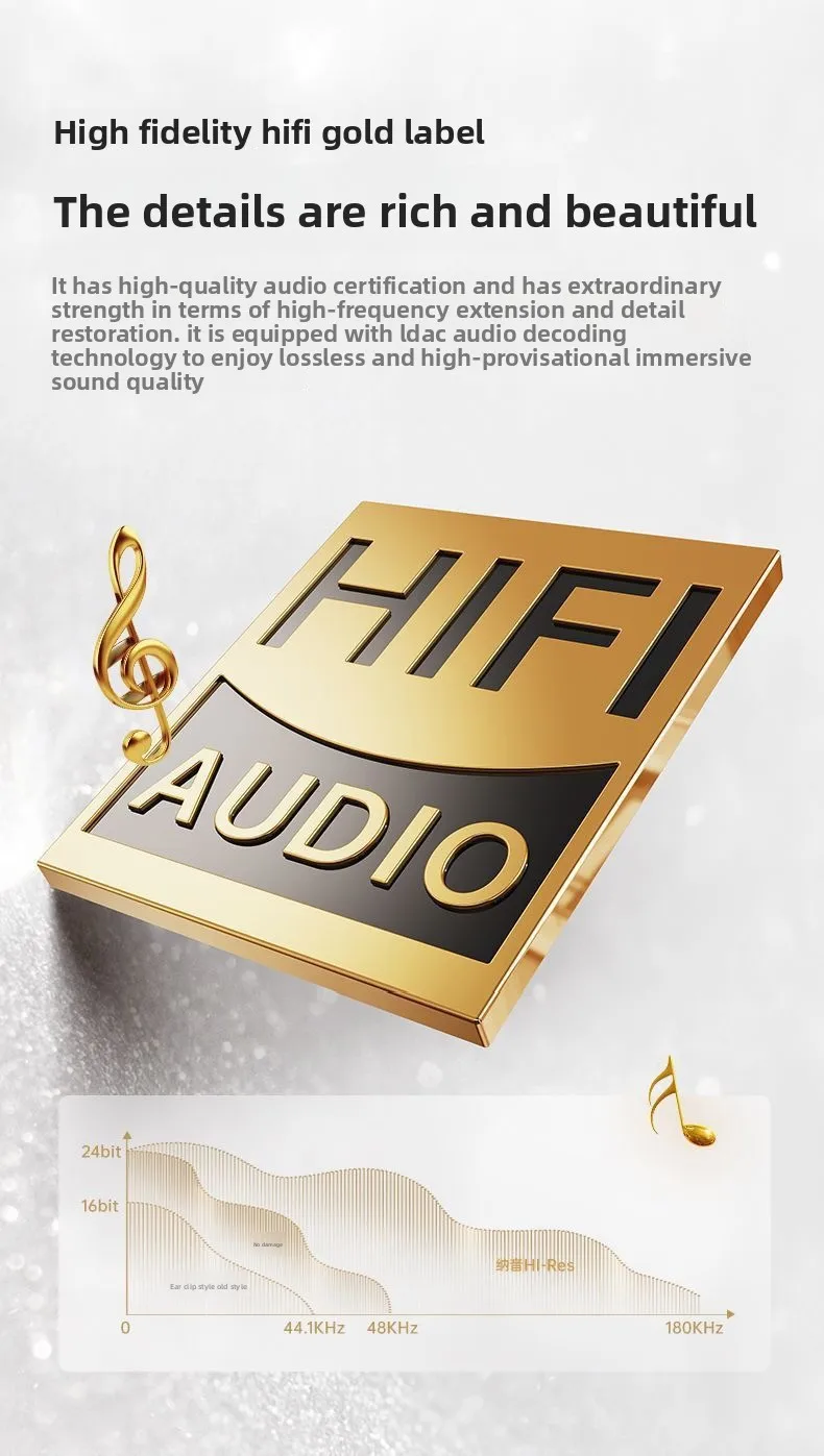 2025 New Cross-border Bluetooth Ear Clip Headphones with Long Battery Life, Open