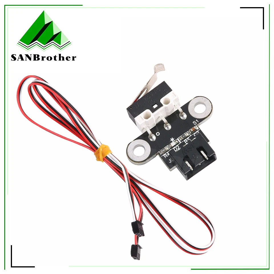 

3D Printer Parts Mechanical Limit Switch Module Horizontal Type Endstop With 1M Cable For DIY Motherboard Reprap Ramps1.4