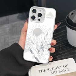 Glitter Snow Mountain Sparkle Shockproof Phone Case - iPhone XS Max (Reflectiv Phone Case)