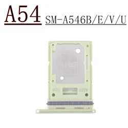 Dual/Single Sim Card Reader and Chip Tray Holder Slot Adapter (A54 Green)