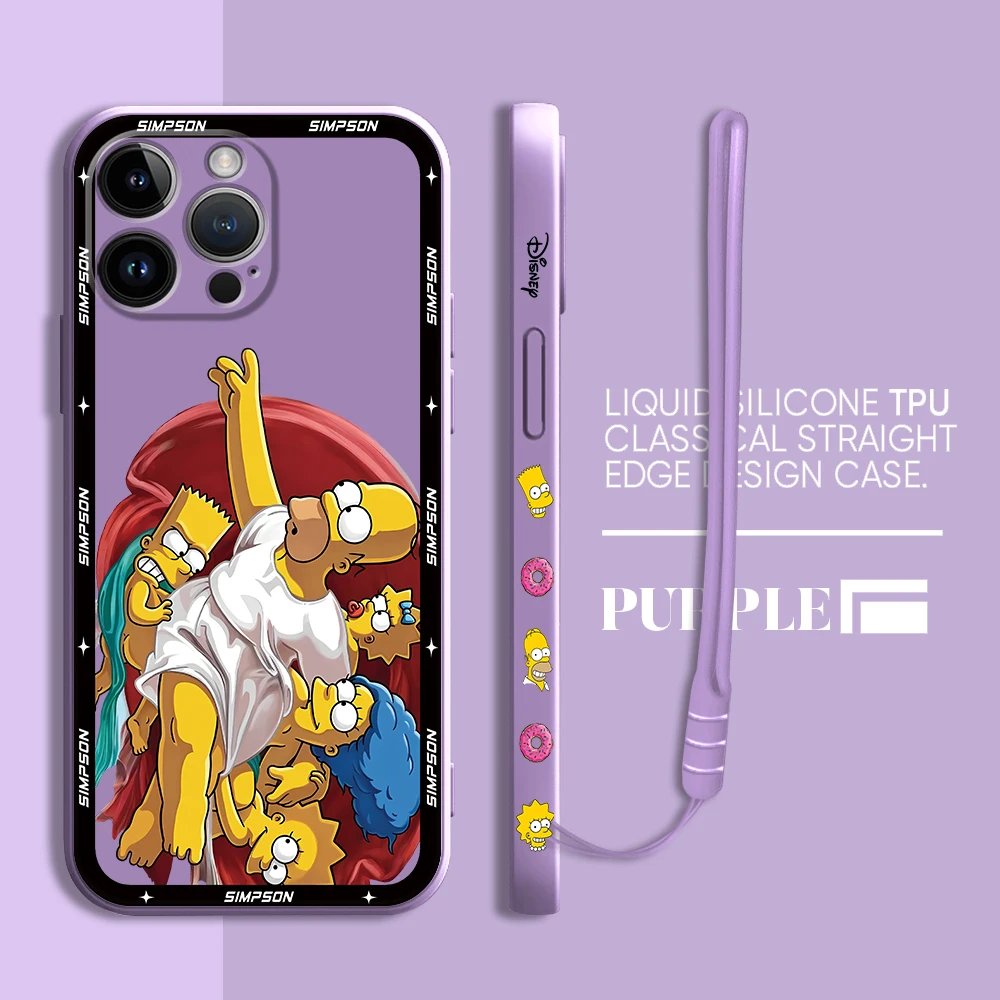 The Simpsons Soft Cover Cute Phone Case