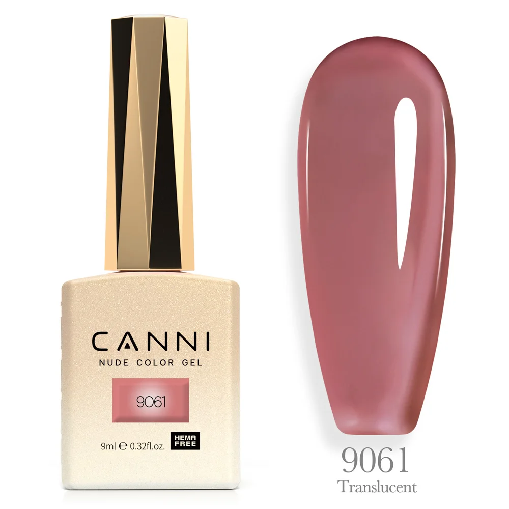 Canni HEMA-Free TPO-Free Transparent Nude Jelly Nail Gel Lacquer - 9ml