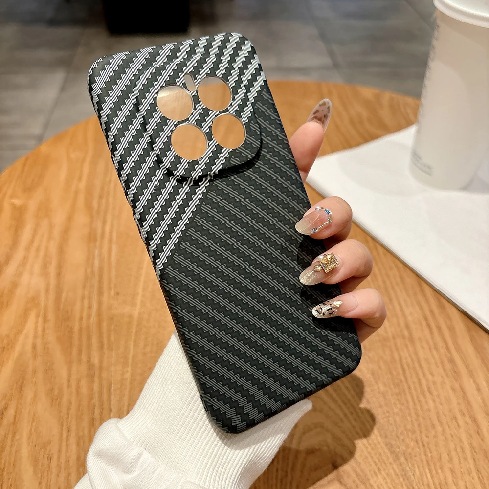 Carbon Fiber Texture Matte Hard Cover Shockproof Case