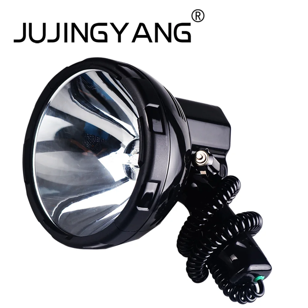 

Hunting Flashlight Outdoor Searchlight Super Bright 220W Xenon Spotlight 100W HID 12V Camping Light