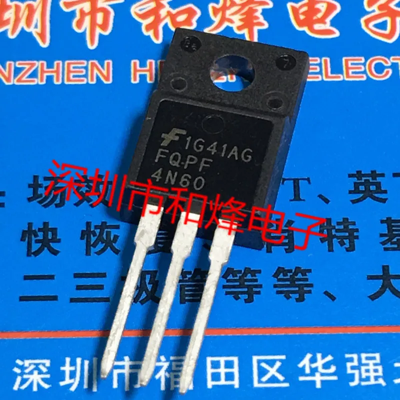 

5PCS-10PCS FQPF4N60 TO-220F 600V 2.6A New And Original On Stock