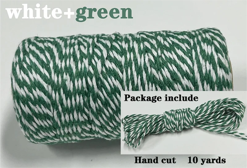 100M Colored Natural Jute Twine String - 2mm Thick, 328 Feet, For Gift Wrapping, Crafts, Gardening & Decor - View #12
