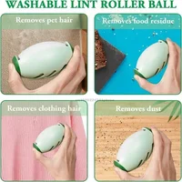 Portable Lint Remover Roller Washable Needed for Clothes Pets Dust Green Pet Hair Remover Lint Removing Tool Durable Plastic 6