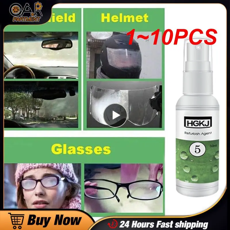 

1~10PCS Waterproof Rainproof Anti-fog Agent Glass Hydrophobic nano Coating spray For Car Windscreen Bathroom Glass Mobile Screen