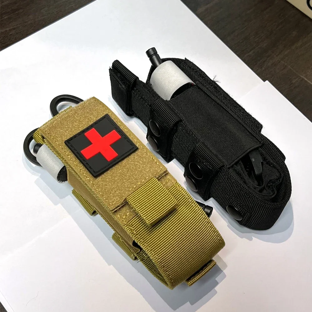 First Aid Kit Outdoor Bag Outdoor Camping Adventure EDC Tourniquet Storage Bag Molle Portable Bags Field Survival Protection First Aid Bag Accessories