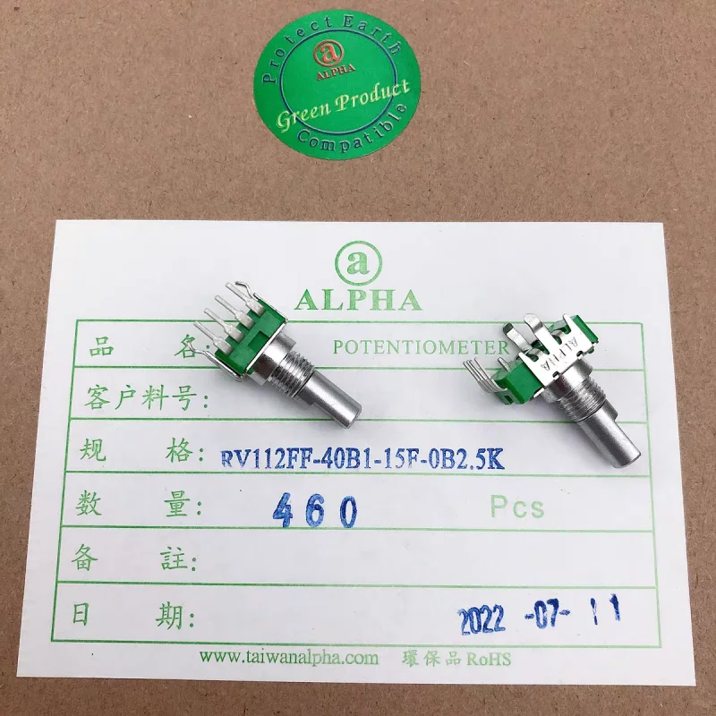 1pcs 360 degree Rotary Potentiometer RV112 0B2.5K 4Pin BOSS GT10 Mixing Console Volume Control