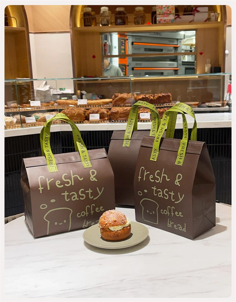 Brown Insulated Tote Bags 🥡 – Reusable Non-Woven Food Delivery Pouches for Hot and Cold... - SKU ITB01015 - UGI Packa...