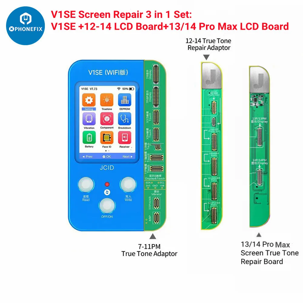 JCID V1SE Phone Original Color Recovery Programmer LCD Board For