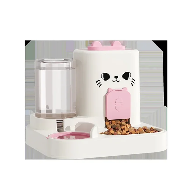 ​​Automatic Cat Feeder and Water Dispenser 2in1 Food Water Bowl for Pets Dry Wet Separation Smart Feeder with Timer​ 5