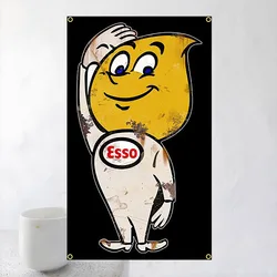 Fashion Essos Motor Oil Flag Polyester Printed Home Decoration Banner. - 120 x 180cm (4 Grommets)