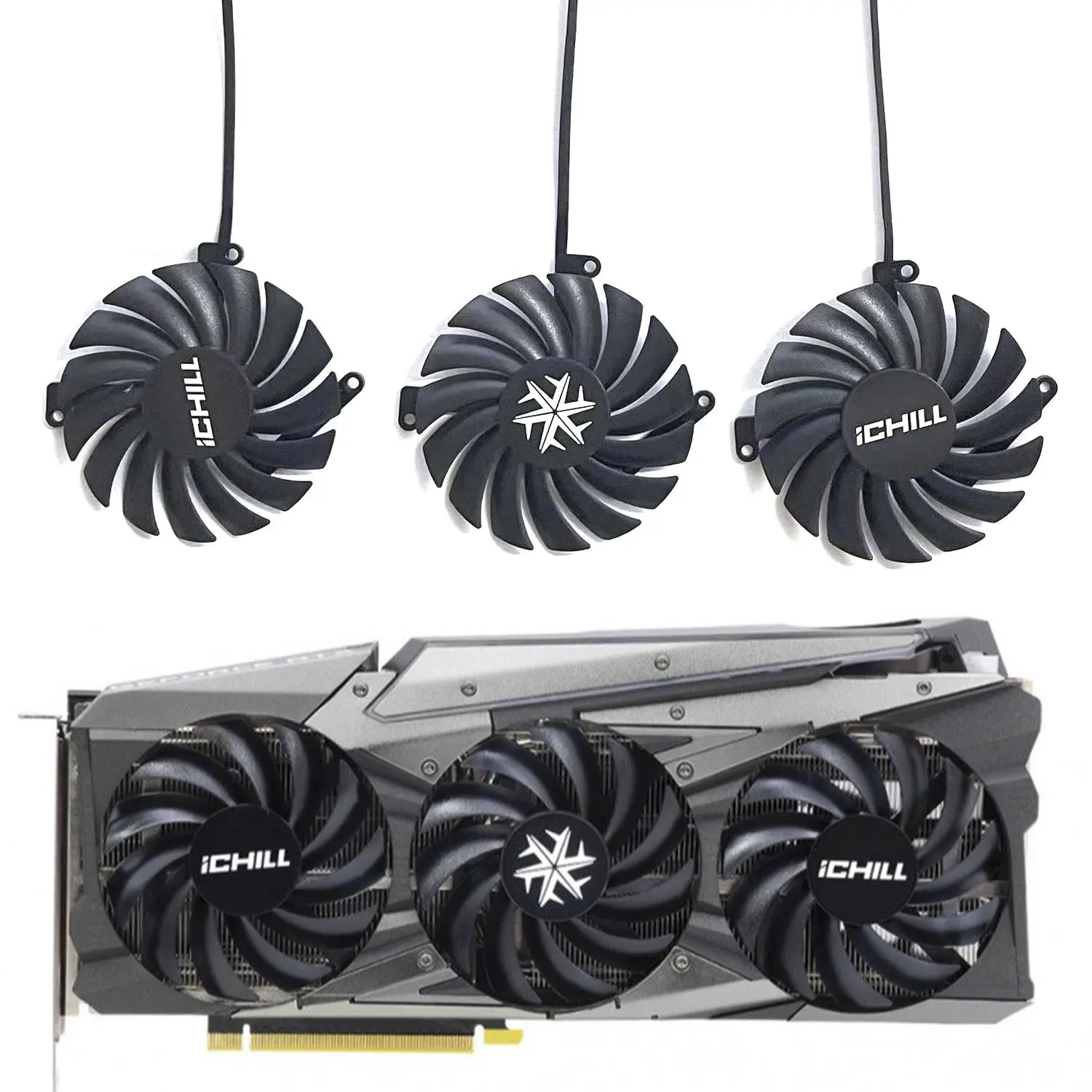 Nuova Ventola Gpu 85Mm 4Pin Cf-12915S Rtx 3060 3070 Per Ventola Di Raffreddamento Grafica Inno3D Geforce Rtx 3060 3060Ti 3070 3070Ti Ichill X3