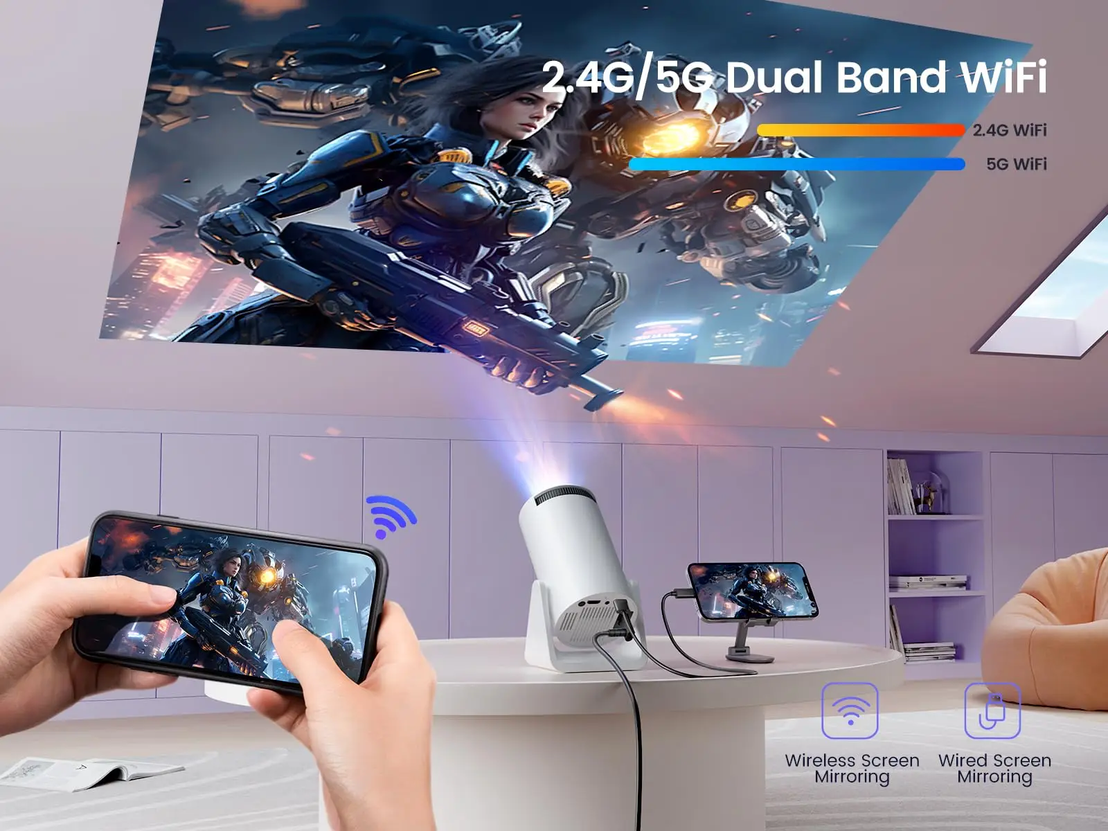 WiMiUS 家庭用　LED プロジェクター 10000lm 4K対応 All Projectors – WiMiUS Official