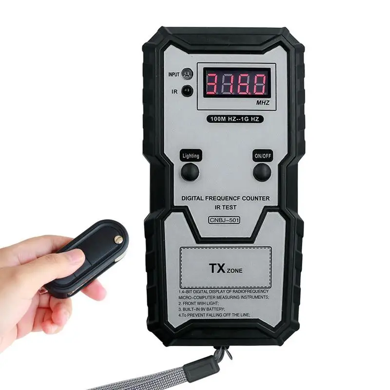 Key Fob Frequency Tester Remote Control Wireless Frequency Measuring