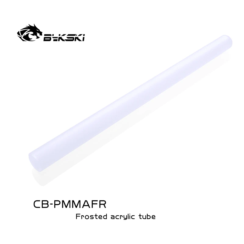 Bykski 아크릴 젖빛 하드 튜브 OD 12mm/14mm/16mm 50cm 투명 하드 파이프 PC 수냉 CB-PMMAFR-12/14/16