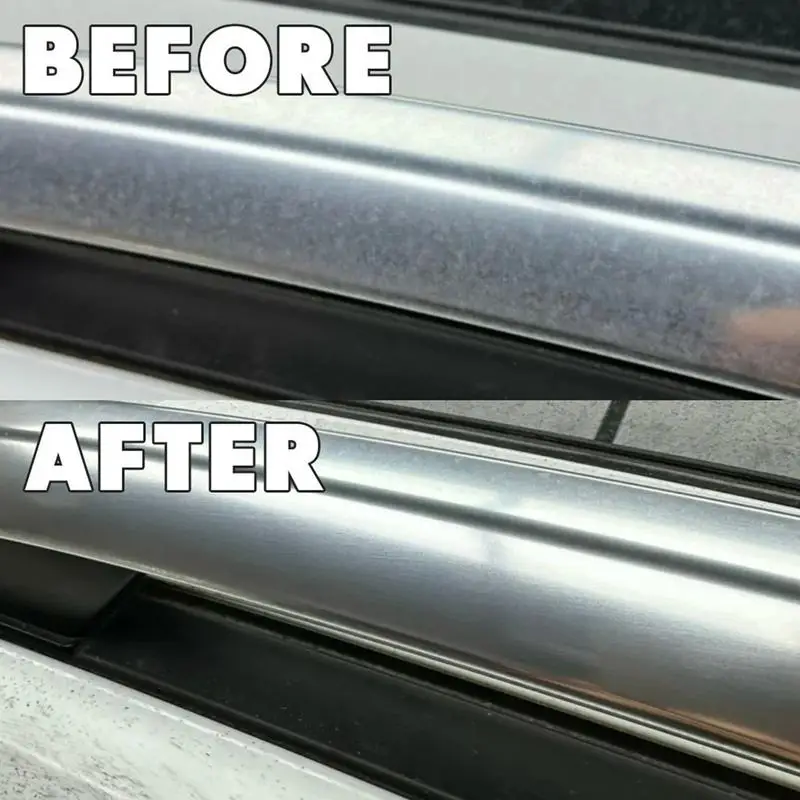 Car Chrome Polish 140g Chrome Rust Remover Metal Polishing Paste Restorer Car Plating Refurbishment Paste Vehicle Detailing