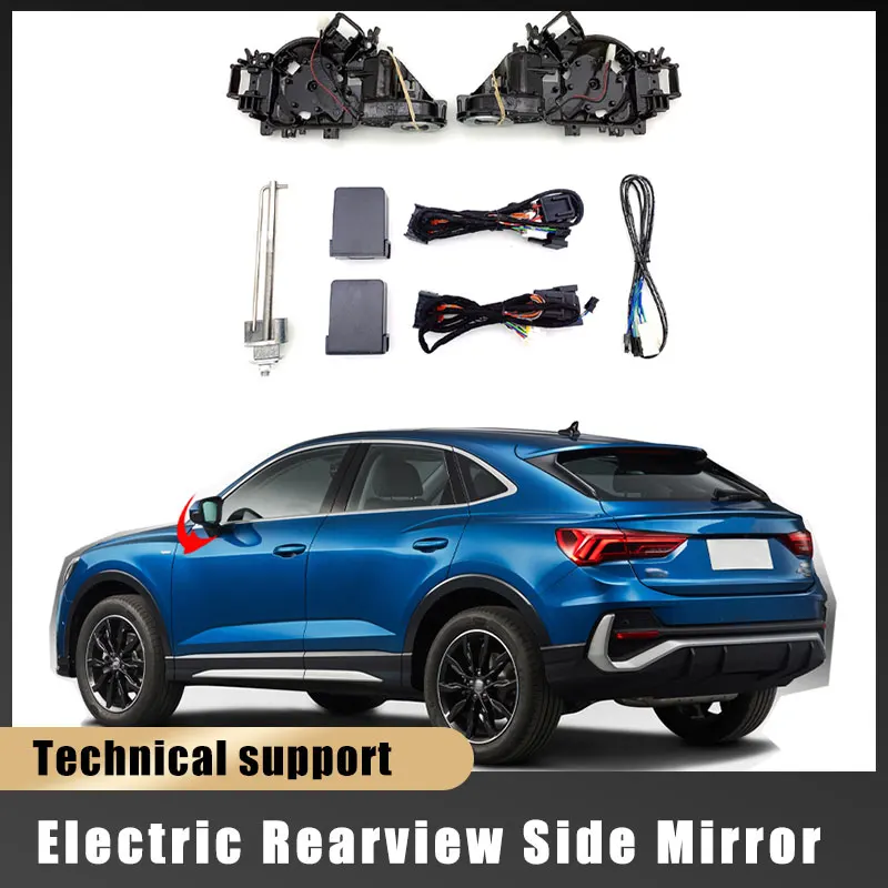For Audi Q3 2015-2023 Auto Intelligent Automatic Car Electric Rearview Side Mirror Folding System Kit Module
